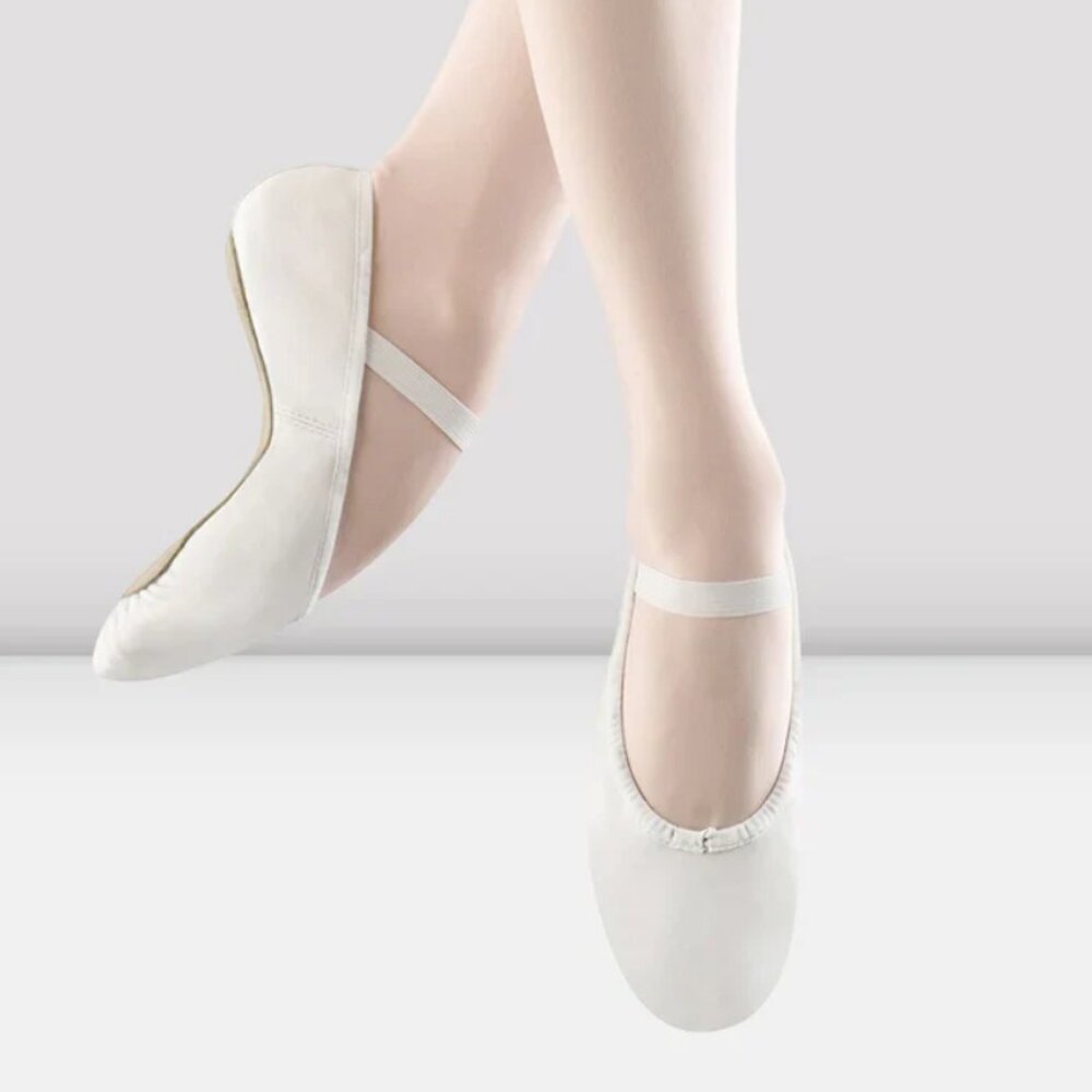 Bloch Ballet Dansoft Girls Leather Shoes 9C